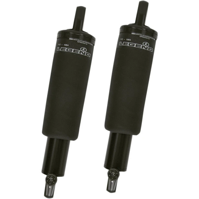 Legend Black Adjustable Aero Rear Air Ride Shocks Suspension Harley XL 04-13