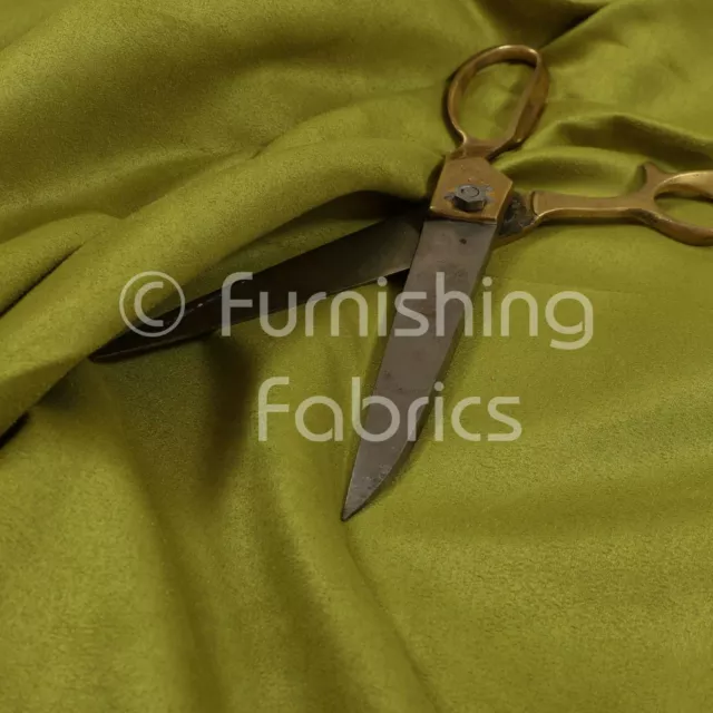 Durable Lightweight Soft New Lime Faux Suede Fabrics Interior Upholstery Fabric