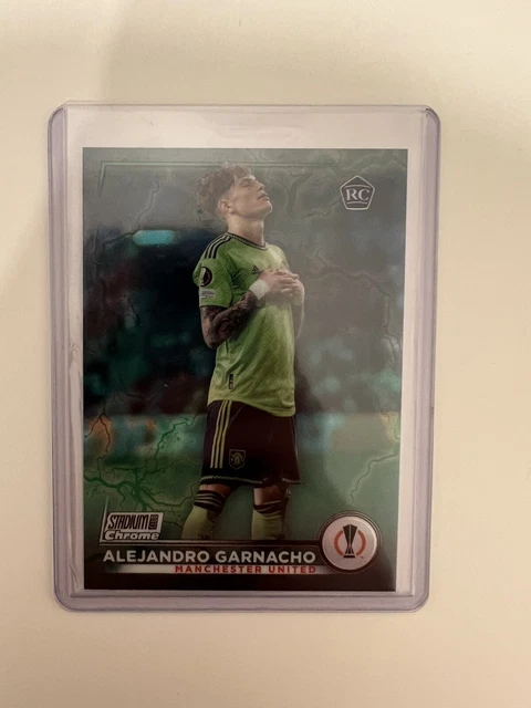 2022-23 Topps Stadium Chrome Manchester United Alejandro Garnacho Rookie /225