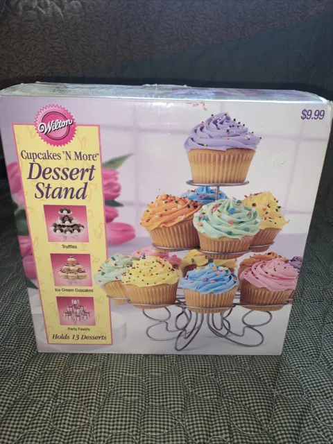 Wilton Cupcakes and More Dessert Stand new open box 13 Desserts