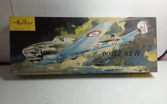 Kit Maquette Avion Heller P-47-N Thunderbolt 1/72 - Vintage - Neuf