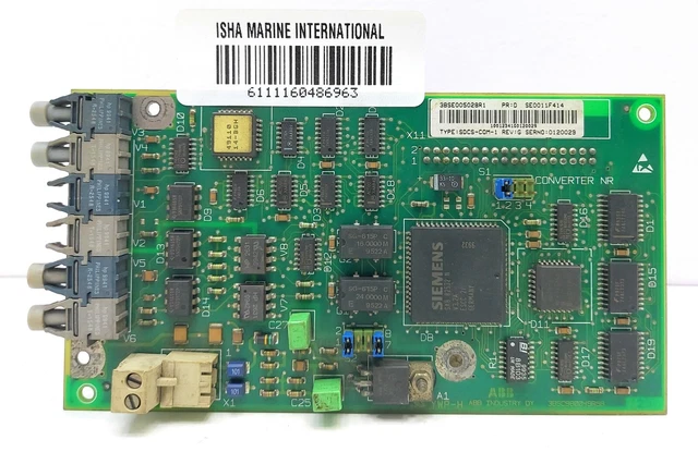 ABB INDUSTRY 3BSC980049R58 PCB Carte SDCS-COM-1 Board EUR 373,98 ...