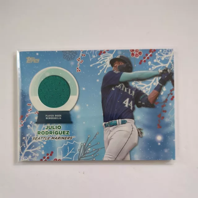 Julio Rodriguez 2023 Topps Holiday Jersey Relic Card #RC-JRO