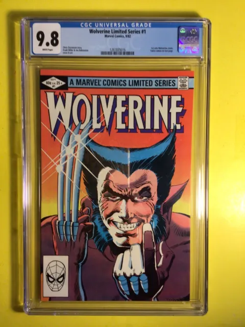 Wolverine Limited Series #1 1st Solo Wolverine Title Miller CGC 9.8 Marvel 1982.