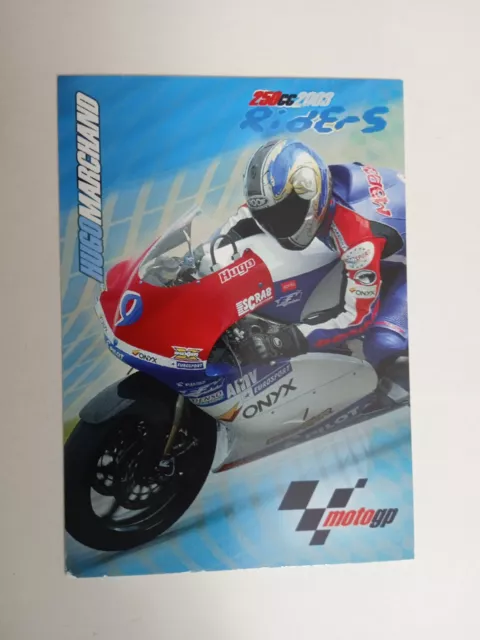 CARD PANINI MOTO GP 2002/2003 HUGO MARCHAND n 109