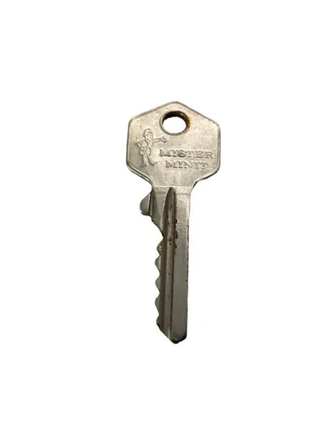 🕺MISTER MINIT CE2 Vintage Schlüssel Silber Eckig Loch