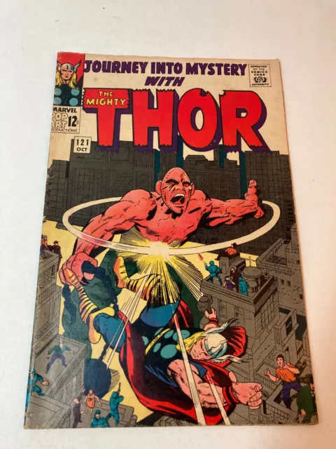 Vintage Marvel The Mighty Thor #121 Oct 1965 Comic Book Journey Into Mystery