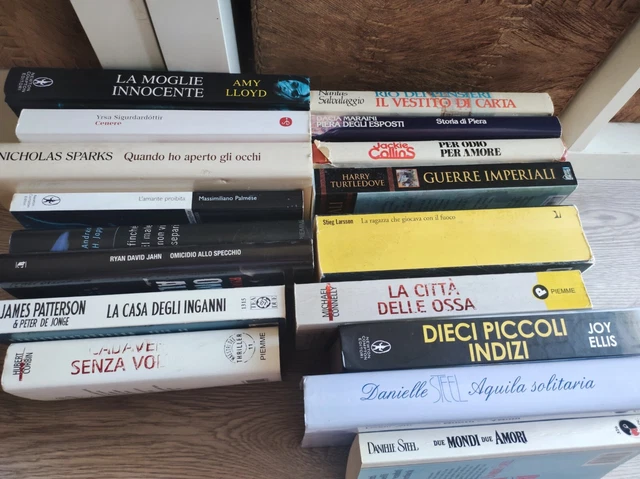 Libri Seconda Mano Titolo Vari  17 Titolo Per Mercatini Collezionisti Vintage