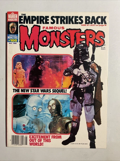 FAMOUS MONSTERS OF Filmland #167 1980 Empire Strikes Back Godzilla