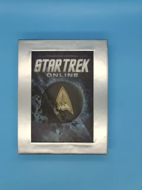 Star Trek Online Collectors Edition - W/ Book, Pin, And Guest Cards - Pc Cd Rom