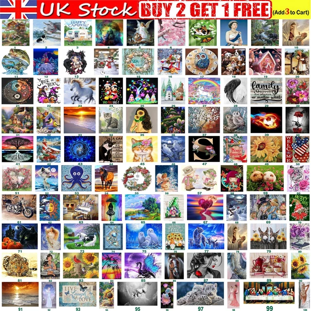 5D DIY Full Drill Diamond Painting Embroidery Picture Mural Cross Stitch Crafts