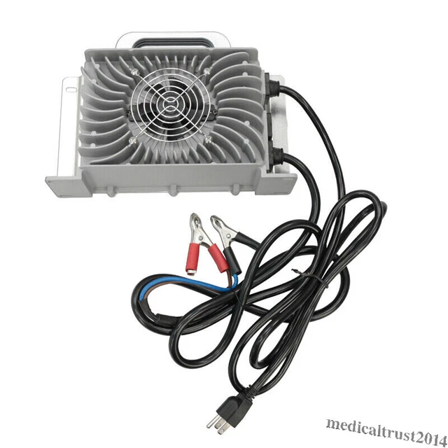 48V 20A 120Vac Waterproof LiFePO4 Lithium Battery Charger Solar Marine 1200W US