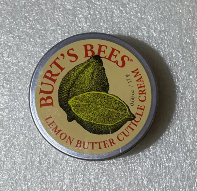 Burt's Bees, crema cutícula de mantequilla de limón, 0,60 oz, todo natural