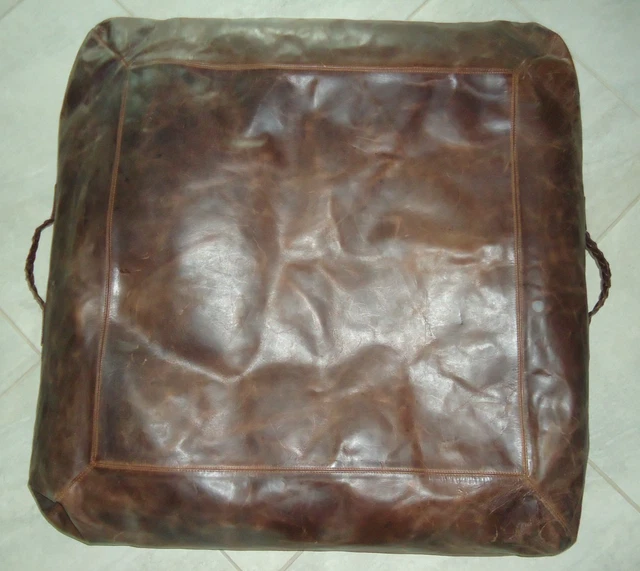 RARE Orvis Leather Dog Bed 2