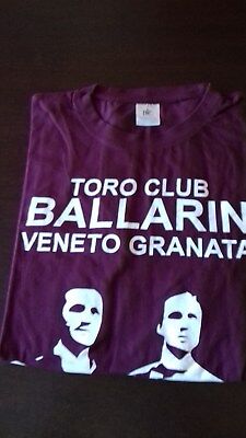MAGLIETTA T-SHIRT TORO CLUB BALLARIN VENETO GRANATA TORINO CALCIO Aldo e Dino 