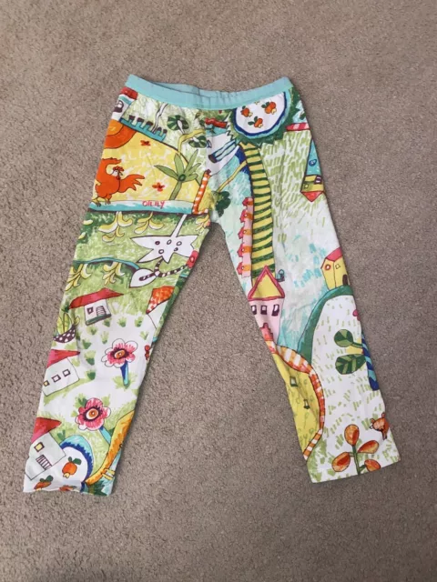 Leggings A Motivi Geometrici Ragazze 5 Anni Oleosi Vacanze Estive Festa Casual Boho Carini