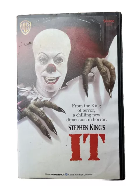 Stephen kings IT vhs big box pre cert not for rental or sale ultra rare