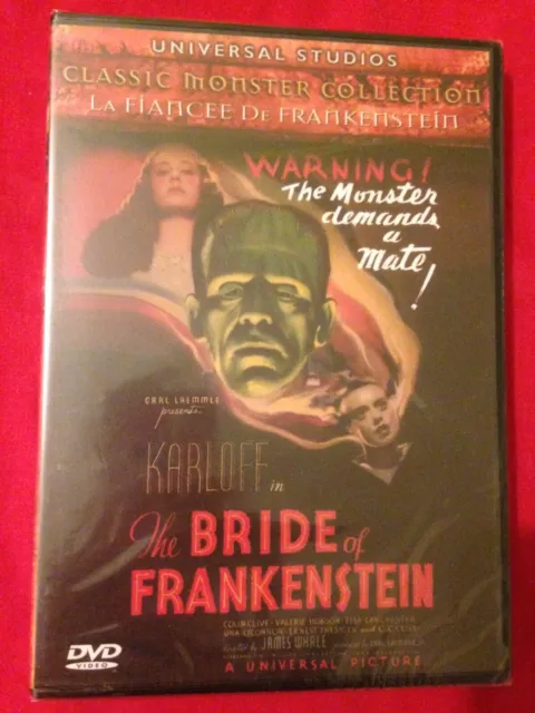 DVD - LA FIANCEE DE FRANKENSTEIN - Boris KARLOFF - NEUF SOUS BLISTER