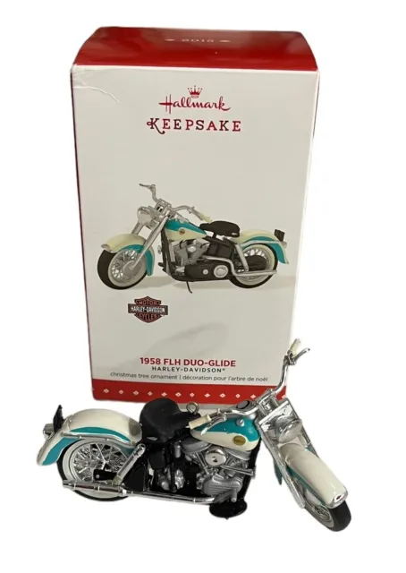 Hallmark 1958 FLH Duo-Glide Harley-Davidson Keepsake Ornament 2015