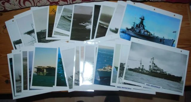 Warship/ Subs/ Carriers Atlas Editions Maxi Cards x 36 Bundle Joblot