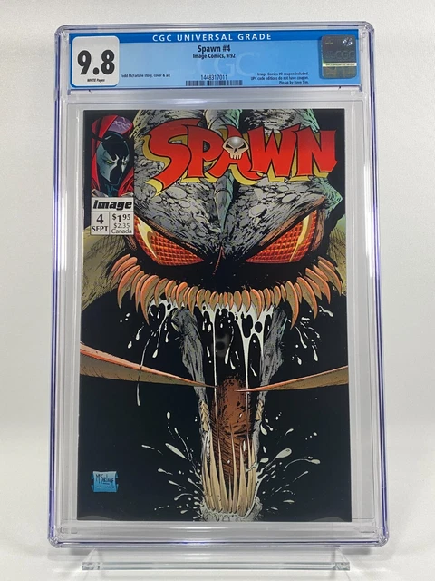 Spawn #4 (Sep 1992, Image Comics) Cgc 9.8 Todd Mcfarlane Violator Cover (011)