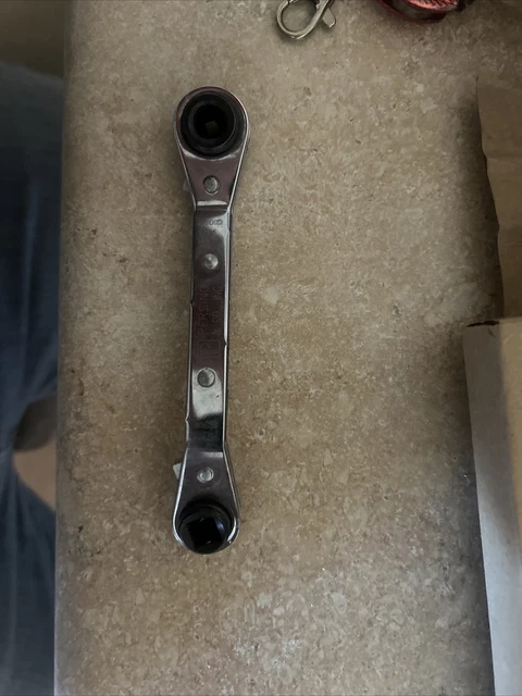 Offset Service Ratchet Wrench, 5/16", 3/8" Sq  Mad In USA Persing & Co