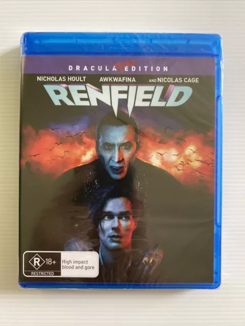 Blu Ray - RENFIELD (2023) - Region B - Nicolas Cage - BRAND NEW & SEALED