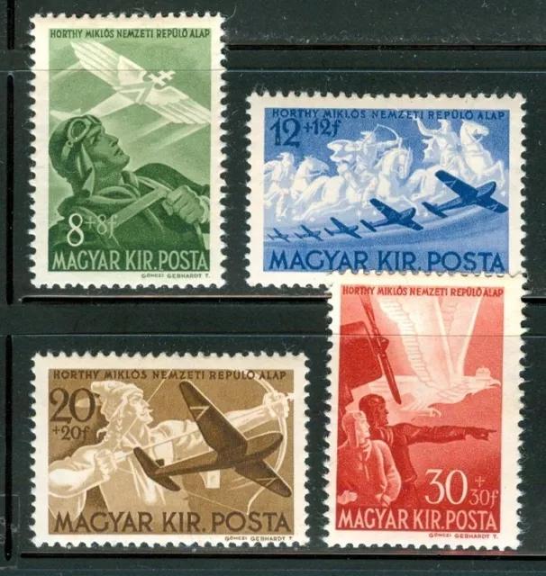 HUNGARY - 1942. AIR - Horthy National Aviation Fund III. MNH!! Mi 687-690.