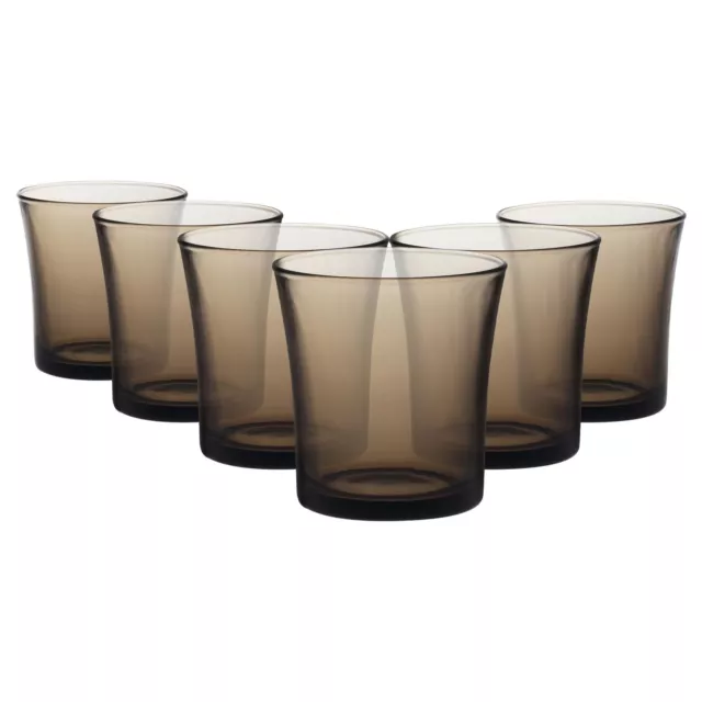 6x Duralex Lys Tumbler Glasses Water Whiskey Drinking Cup Set 210ml Creole