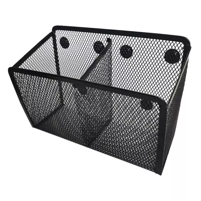 Mesh Basket Office Magnetic Pencil Holder Mesh   Holder Metal Wire 2