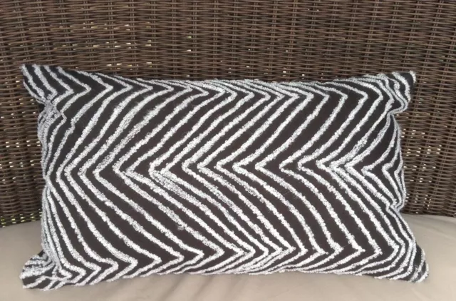 Black and White Rectangle Cushion Cover Clearance 30x50cm RRP $ 35.95 AUS Seller