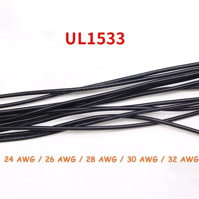 Lotto 1. Filo singolo conduttore in PVC schermato - 24/26/28/30/32 AWG - cavo audio