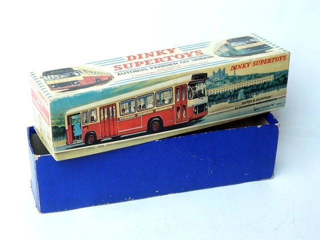 Carcasse Dinky Supertoys N°889 – Bus Berliet PCM Parisien (repeint, 1966)