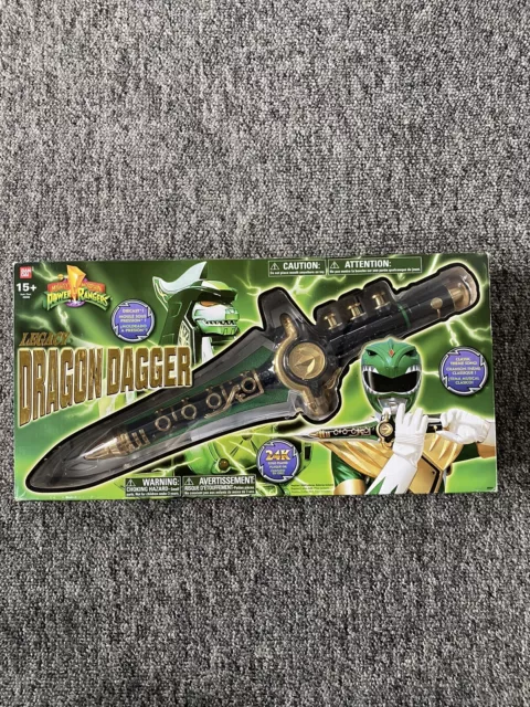 Power Rangers Legacy Dragon Dolch Bandi Green Ranger SELTEN Mighty Morphin MMPR