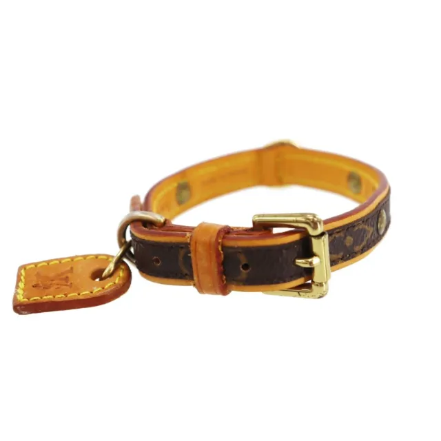 LOUIS VUITTON LV Collier Baxter Gebrauchtes Hundehalsband Monogramm M80340...