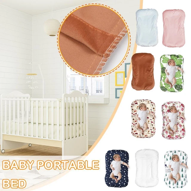 Cojín para bebé moisés nido para dormir vaina antivuelco cama portátil