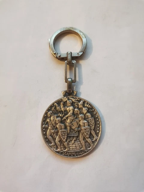 Porte-clés Aérospatiale Division Hélicoptères - Vintage 1990s - Métal France