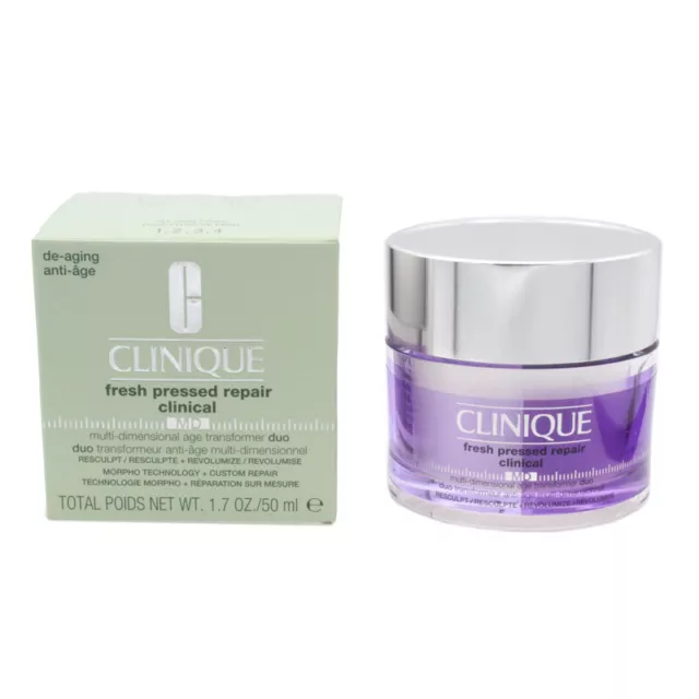 Clinique Face Cream Fresh Pressed Repair Clinical 50ml Anti-Aging Face Lotion