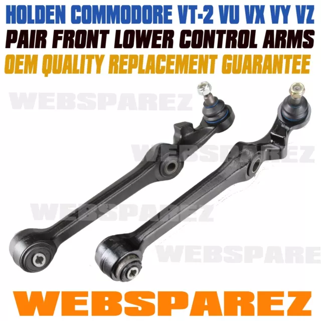 2 Front Lower Control Arms Ball Joint For Holden Commodore VT2 VU VX VY VZ 97-06