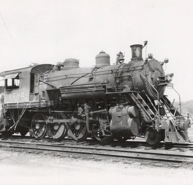 VINTAGE 1940S RPPC Rock Island Lines Steam Locomotive No 1782 Illinois ...