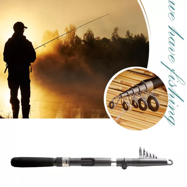 FE# Portable Fishing Rod Tackle Sea Pole Accessories for Ocean Lake Reservoir (2