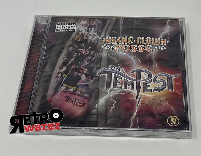 Insane Clown Posse - The Tempest CD & Patch SEALED psychopathic records icp 2007 Insane Clown Posse - The Tempest CD & Patch SEALED psychopathic records icp 2007