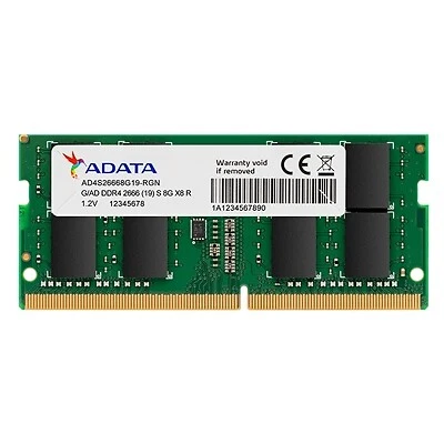 Adata Premier AD4S26668G19-SGN 8 GB memoria di sistema Sodimm Ddr4 2666 MHz 1 x 8 GB