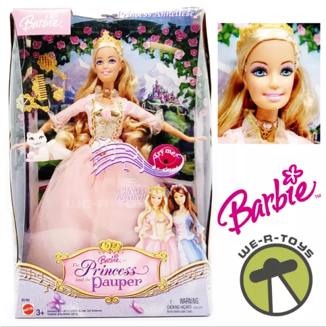 Barbie as Princess and The Pauper Princess Anneliese Doll 2004 Mattel B5768