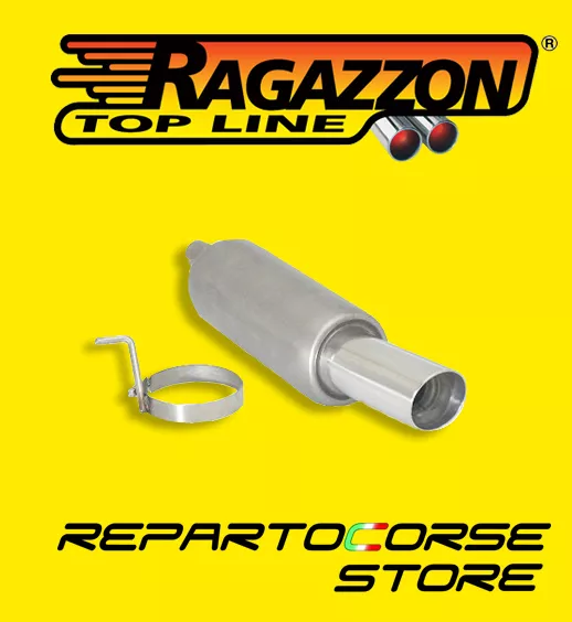 RAGAZZON TERMINALE SCARICO ROTONDO 90mm RENAULT CLIO III 1.2 16V 05> 18.0455.60