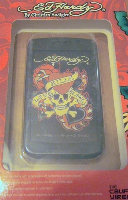 Ed Hardy Christian Audigier Blackberry Storm2 9550 Skin Case Nib New In Box