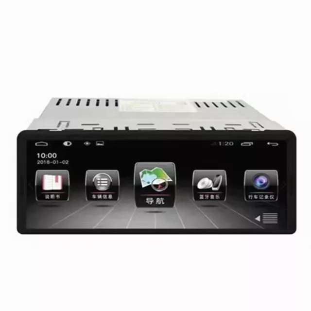 Single 1 Din 6.9in Car Stereo Radio MP5 Video Player Bluetooth Touch Screen GPS