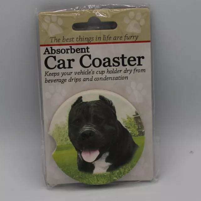 Super Absorbent Car Coaster - Dog - American Pit Bull