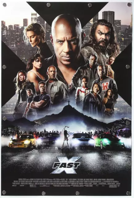 Fast X 2023 Double Sided Original Movie Poster 27" x 40"