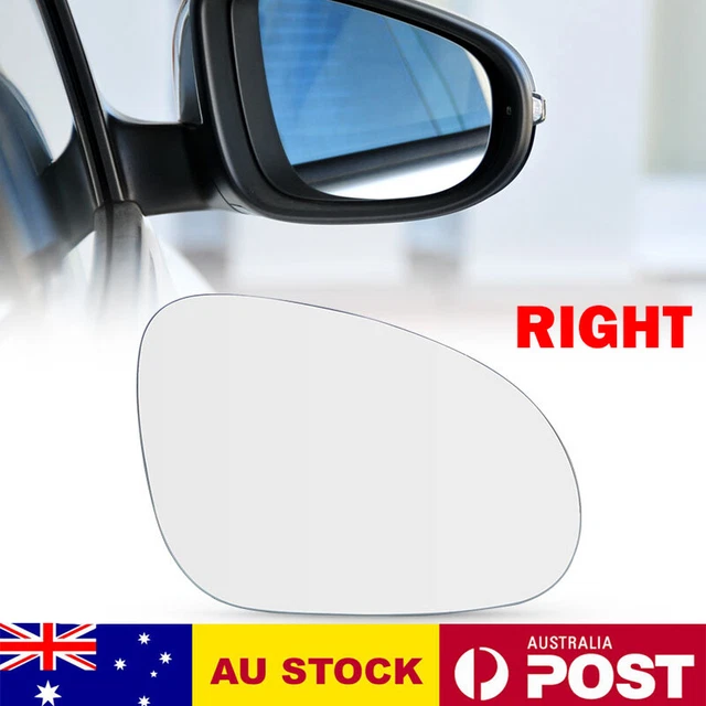 RIGHT DRIVER SIDE Mirror Glass For Vw Golf Mk5 20042008 Heated Back